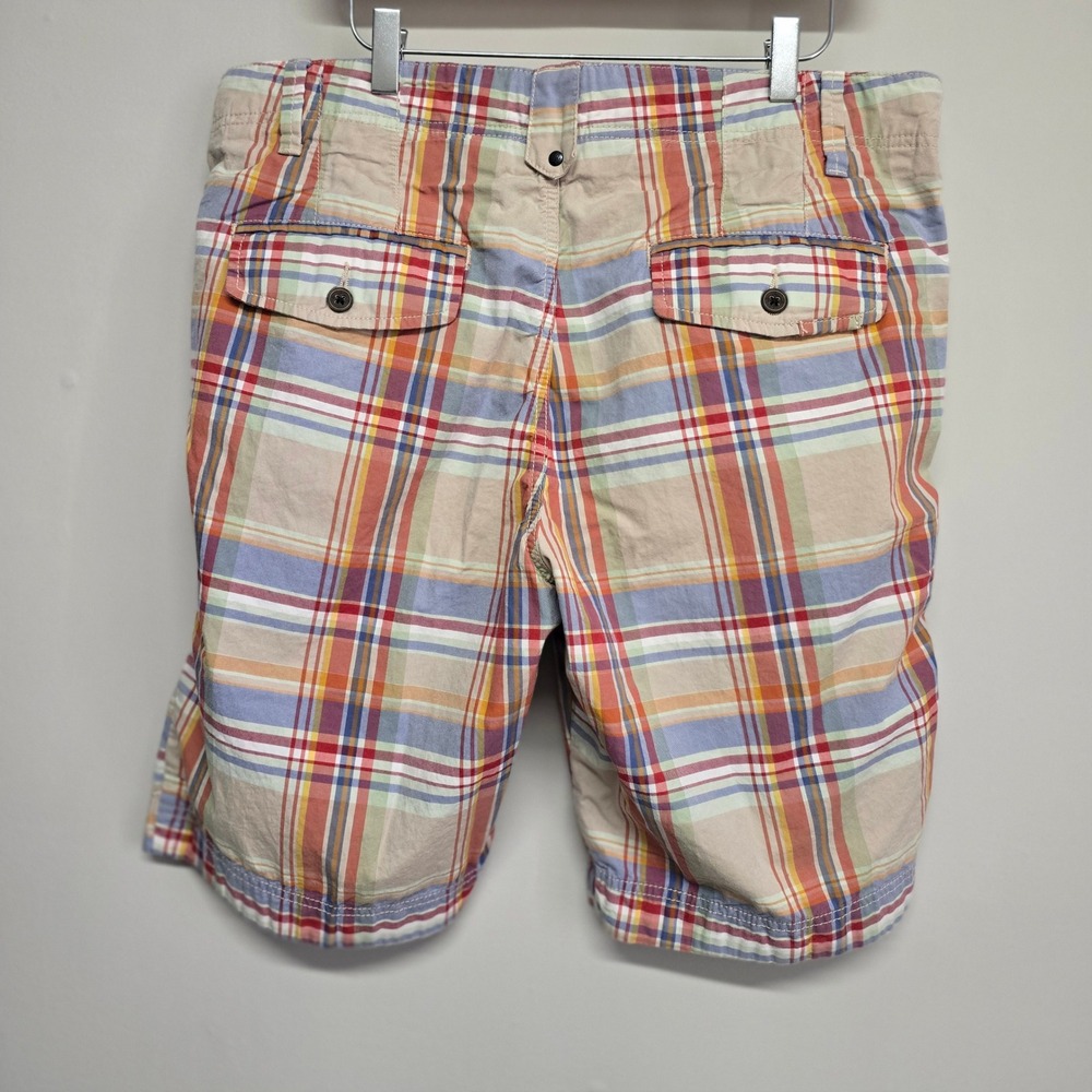 Robert Graham Plaid Shorts Mens 36 Multicolor Bicycle Trim Preppy Summer Casual - Picture 4 of 15